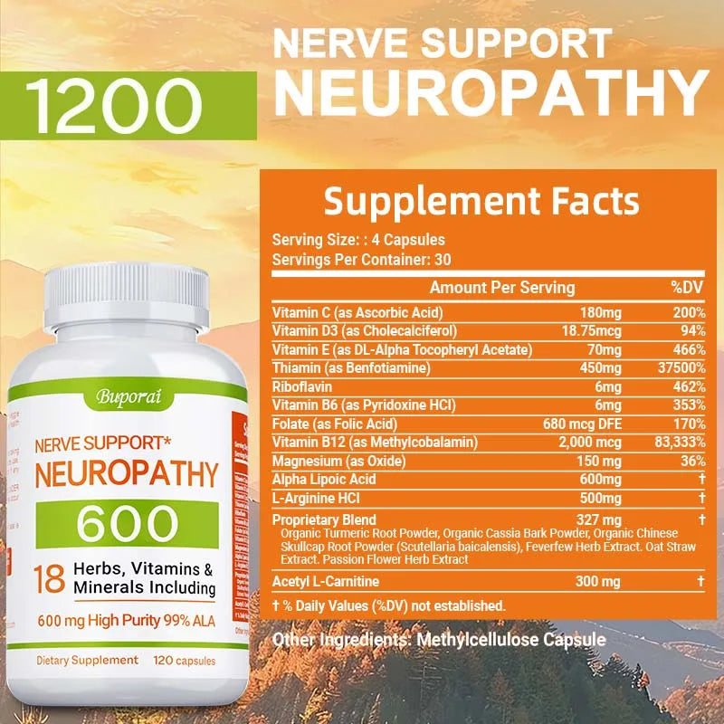 Neuropathy Support Supplement – 600mg The Online Foot Store