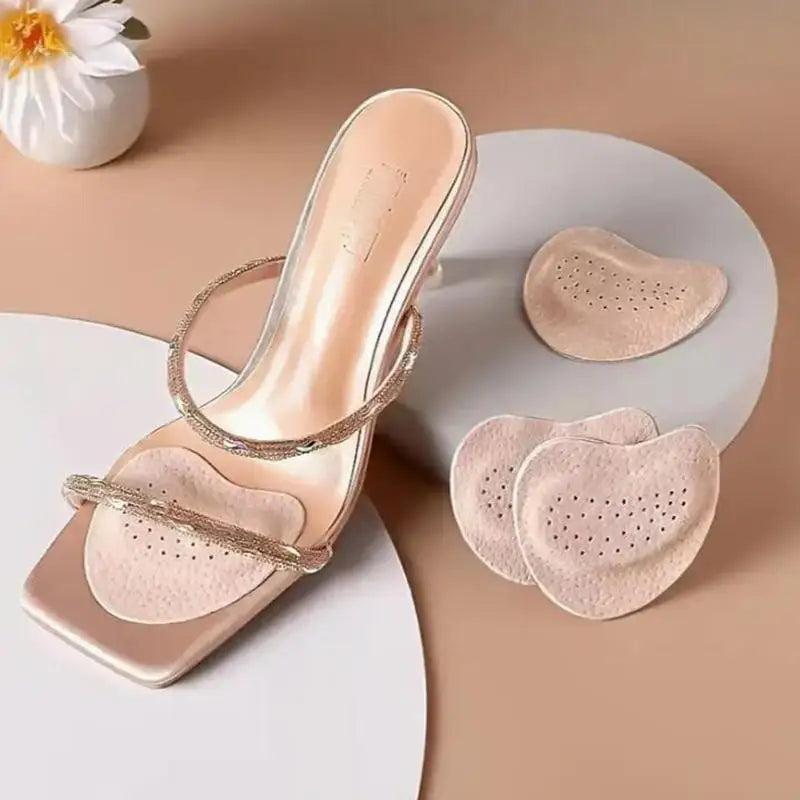 2Pairs Sandals Anti-slip Stickers Forefoot Pad Women High Heels