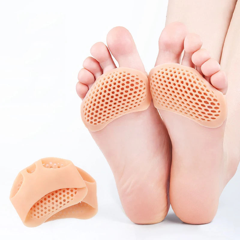 Silicone Forefoot Pad Metatarsal Pads for Women High Heels Half Insoles Foot Pain Relief Inserts Foot Blister Care Gel Cushions