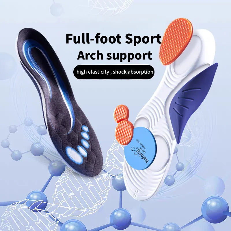 Orthopedic Sport Insole Plantar Fasciitis Flat Foot High Arch Support Men Women Sneaker Orthotic Plantillas Insert Shoe Sole