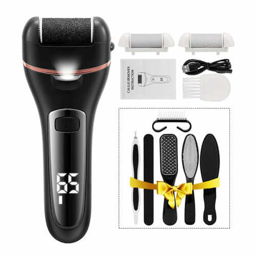 Electric Pedicure Tools Foot Care File Heel Hard Skin Remove Maroon Asteria