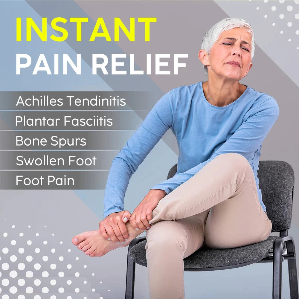 1Pair  Plantar Fasciitis Splint Night Compression Sock Heel Supports for Heel Pain Plantar Fasciitis Support Foot Braces