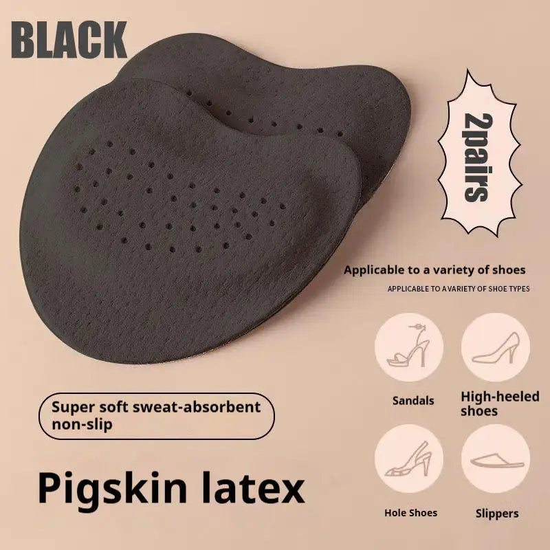 2Pairs Sandals Anti-slip Stickers Forefoot Pad Women High Heels