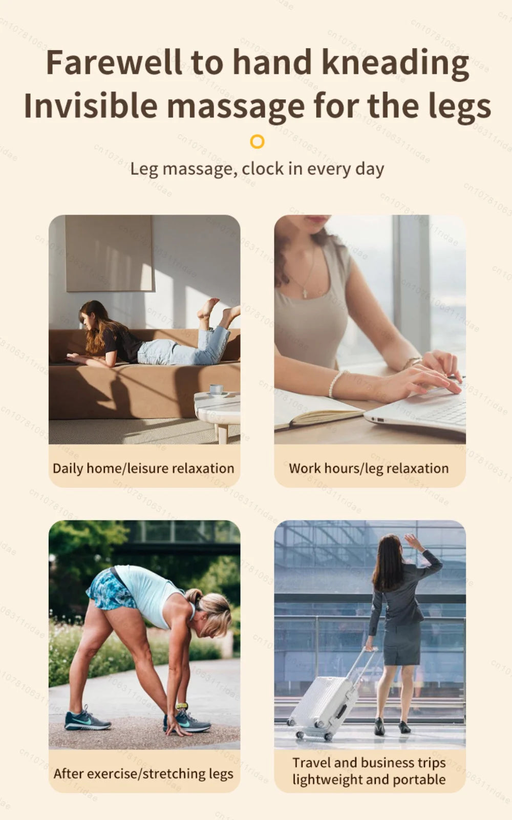 EMS Foot Massager Electric Stimulator for Circulation Feet Legs Heating Pulse Muscle Massage Device Body Massage Losing Weight