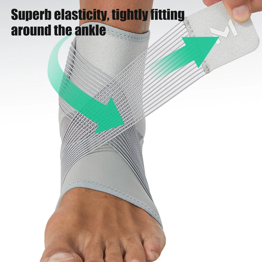 1/2Pcs Ankle Brace with Straps, Ankle Compression Support Sleeve for Men Women Achilles Tendonitis Plantar Fasciitis Sprained