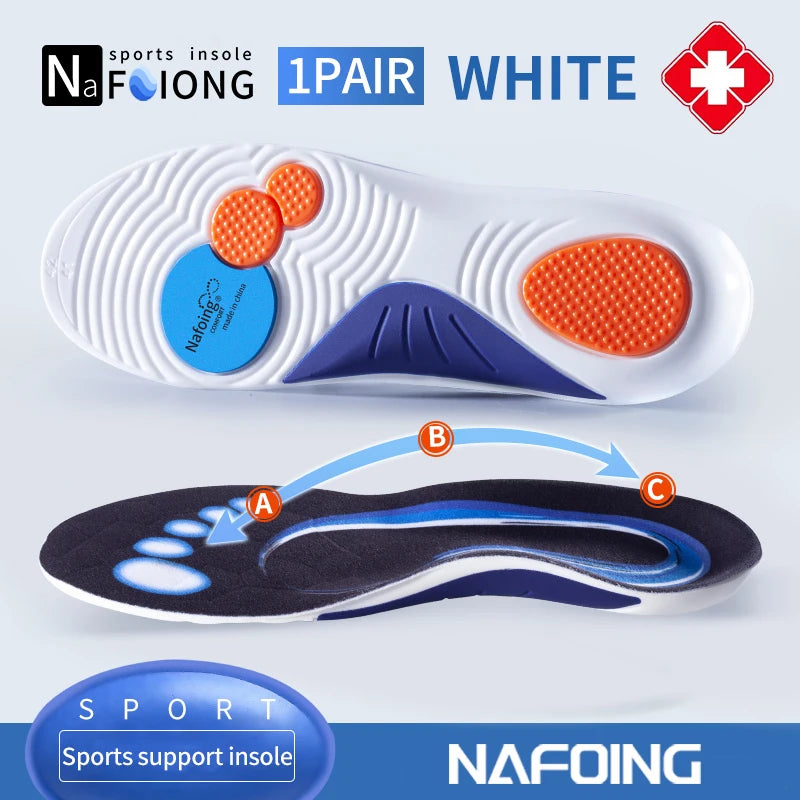 Orthopedic Sport Insole Plantar Fasciitis Flat Foot High Arch Support Men Women Sneaker Orthotic Plantillas Insert Shoe Sole