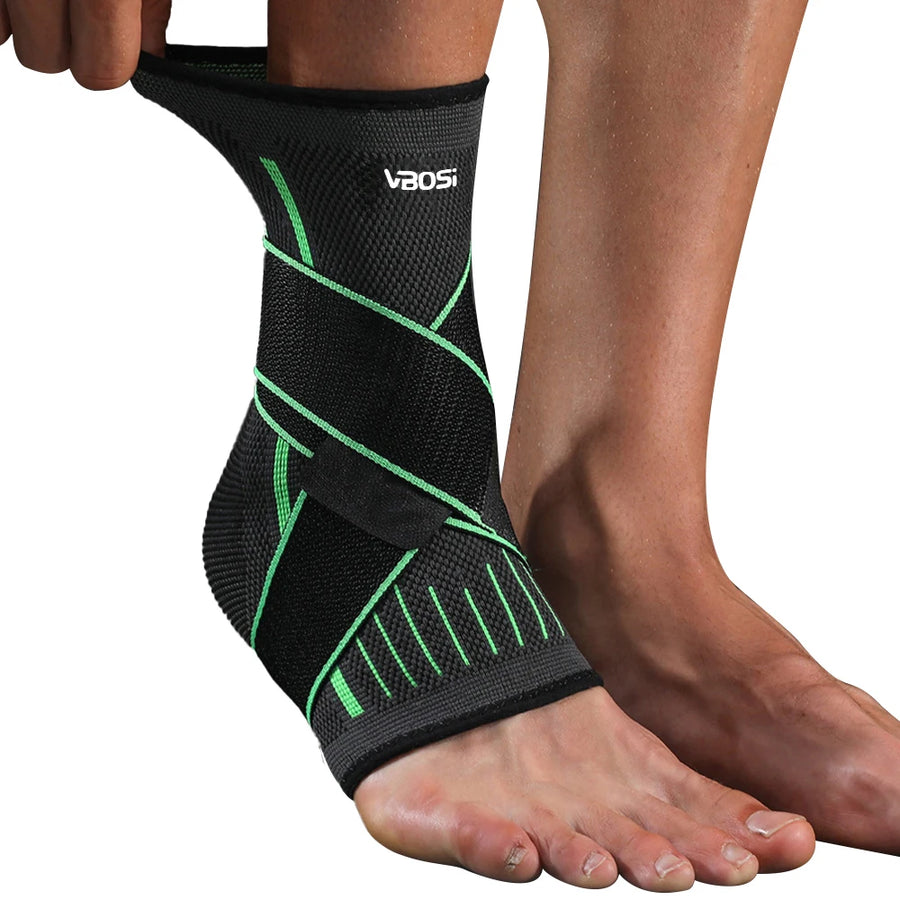 Adjustable Elastic Ankle Brace  with Compression Sleeve