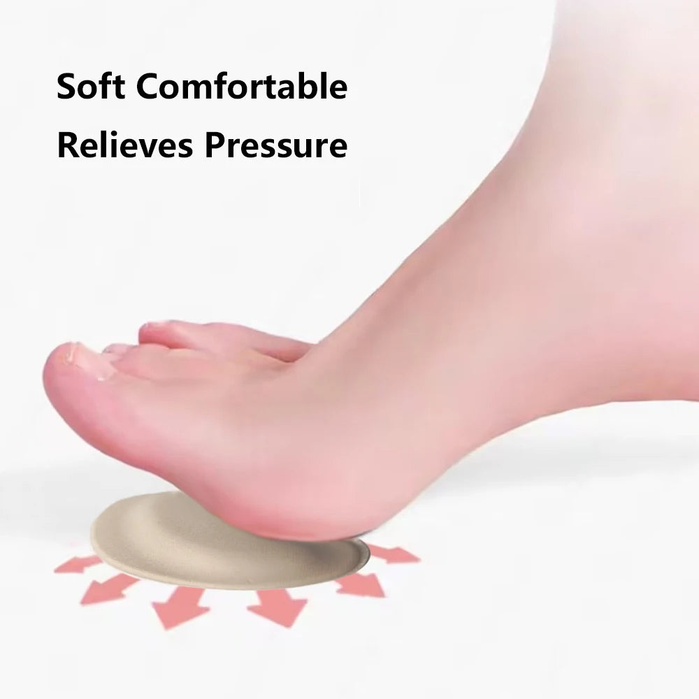 8Pcs Forefoot Pad Pain Relief Insert Half Size Insoles Non-slip Cushion Shoe Breathable Sweat Absorbing Foot Pads for Shoes
