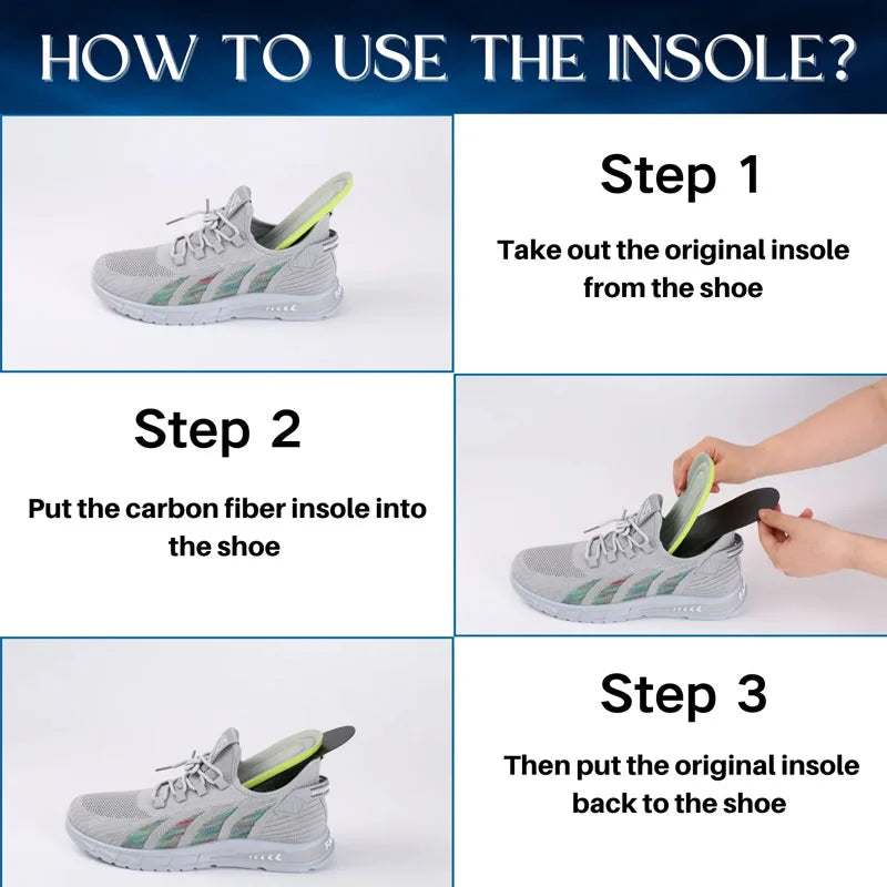 1 Pair Morton's Extension Orthotic Rigid Carbon Fiber Insole Insert for Morton's Toe Turf Toe Hallux Rigidus Arthritis Limitus