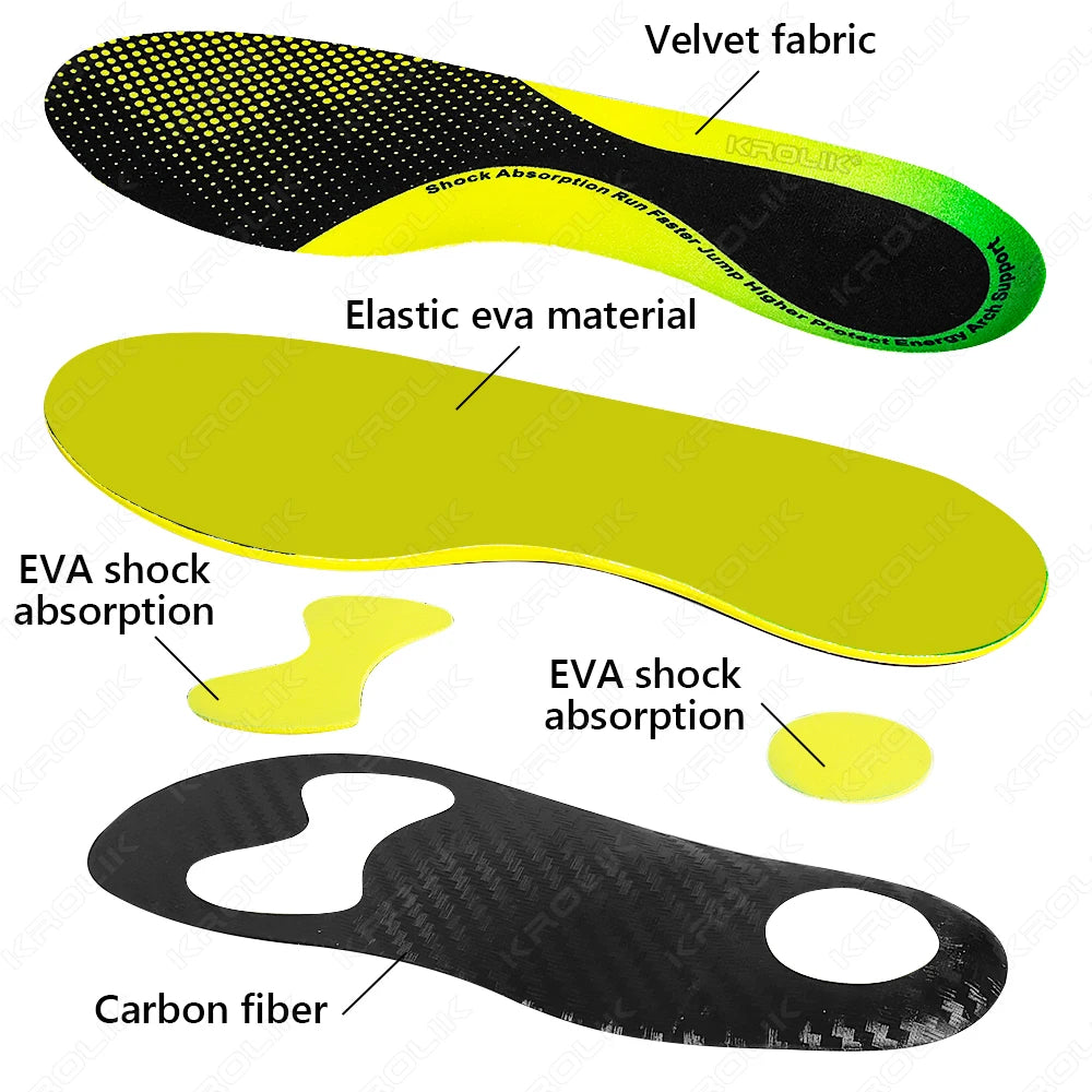 Premium Carbon Fiber Shoe Insoles