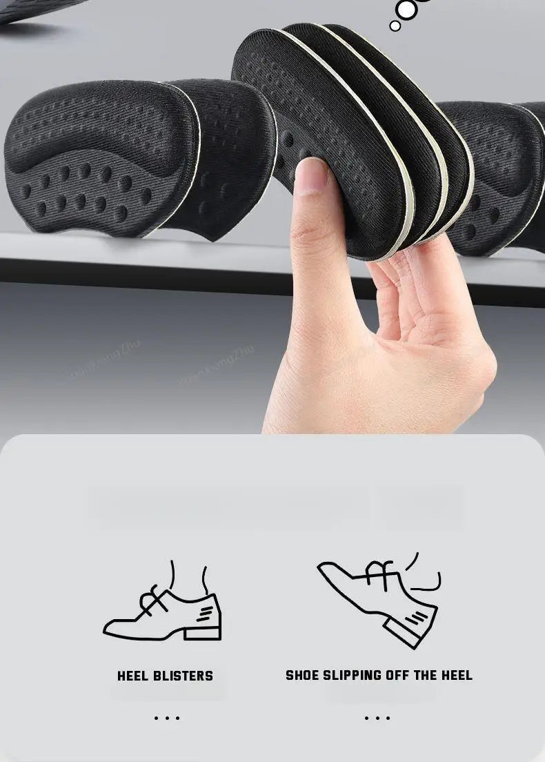 Heel Stickers Heel Protectors Shoes Insoles Anti-wear Feet Shoe Pad for High Heels Anti-Slip Adjust Size Backs for Sneakers Men