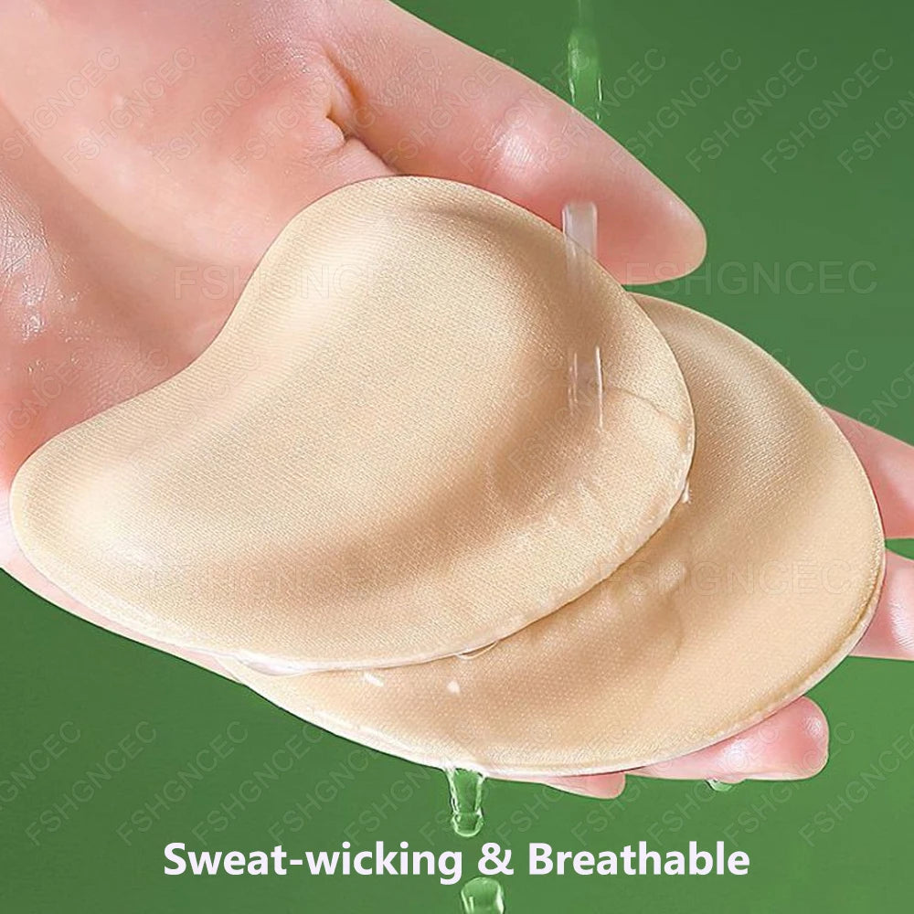8Pcs Forefoot Pad Pain Relief Insert Half Size Insoles Non-slip Cushion Shoe Breathable Sweat Absorbing Foot Pads for Shoes