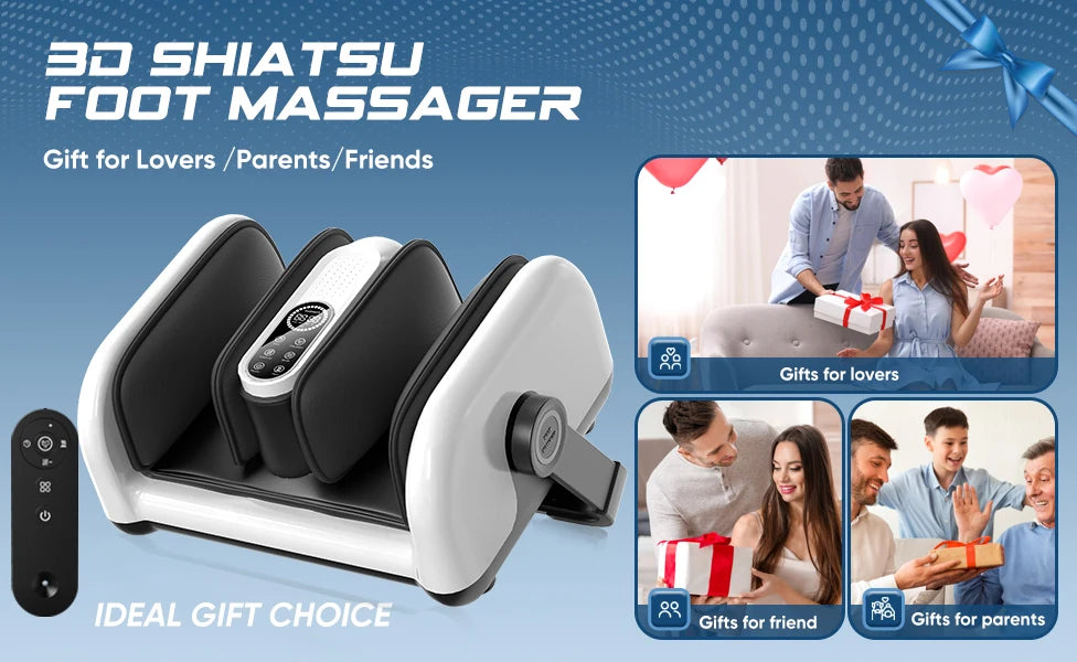 Electric Foot Massage Machine With Heat Remote Home Foot Calf Arm Three-in-one Massager Leg Beauty Machine Kneading Air Massager