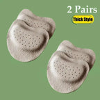 2Pairs Leather Forefoot Pad for Women w/ High Heels