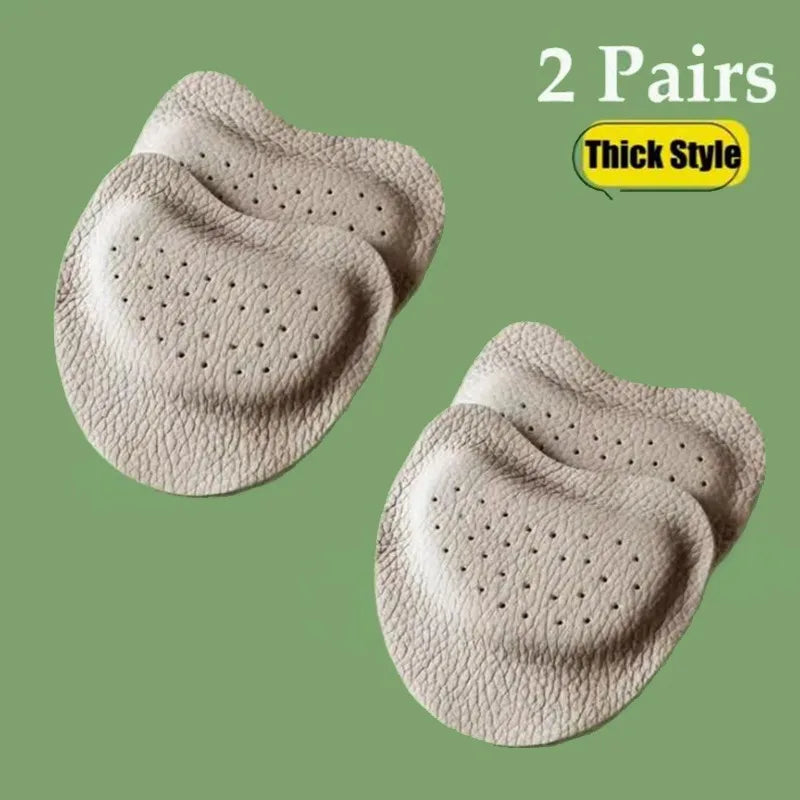 2Pairs Sandals Anti-slip Stickers Forefoot Pad Women High Heels