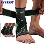 Adjustable Elastic Ankle Brace  with Compression Sleeve