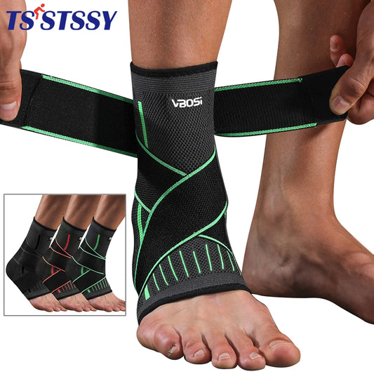 Adjustable Elastic Ankle Brace  with Compression Sleeve