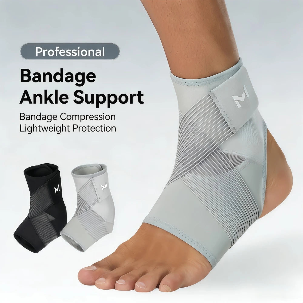 1/2Pcs Ankle Brace with Straps, Ankle Compression Support Sleeve for Men Women Achilles Tendonitis Plantar Fasciitis Sprained
