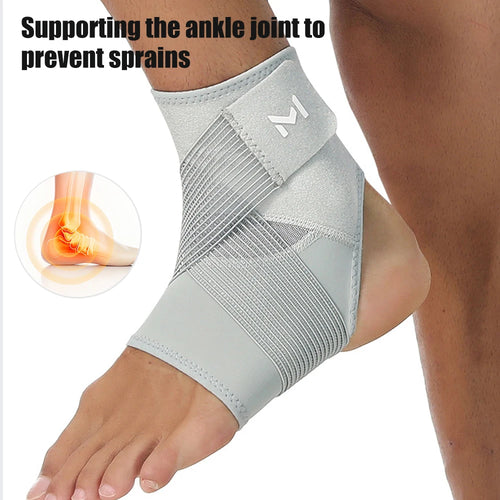 1/2Pcs Ankle Brace with Straps, Ankle Compression Support Sleeve for Men Women Achilles Tendonitis Plantar Fasciitis Sprained