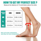 Adjustable Elastic Ankle Brace  with Compression Sleeve