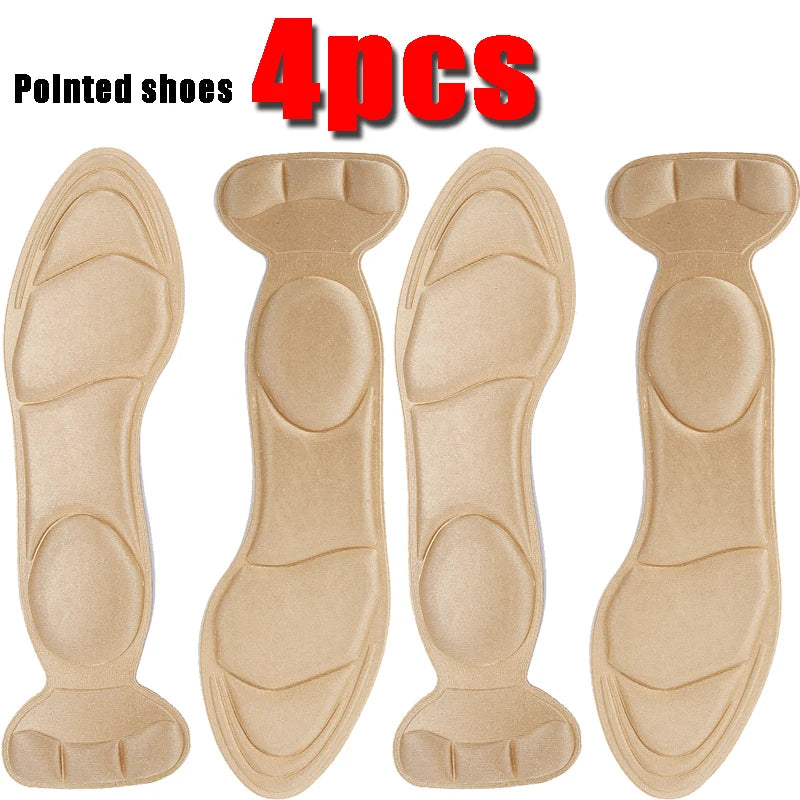 (4pcs) 7 In 1 Memory Foam Insoles for High-heel Shoes