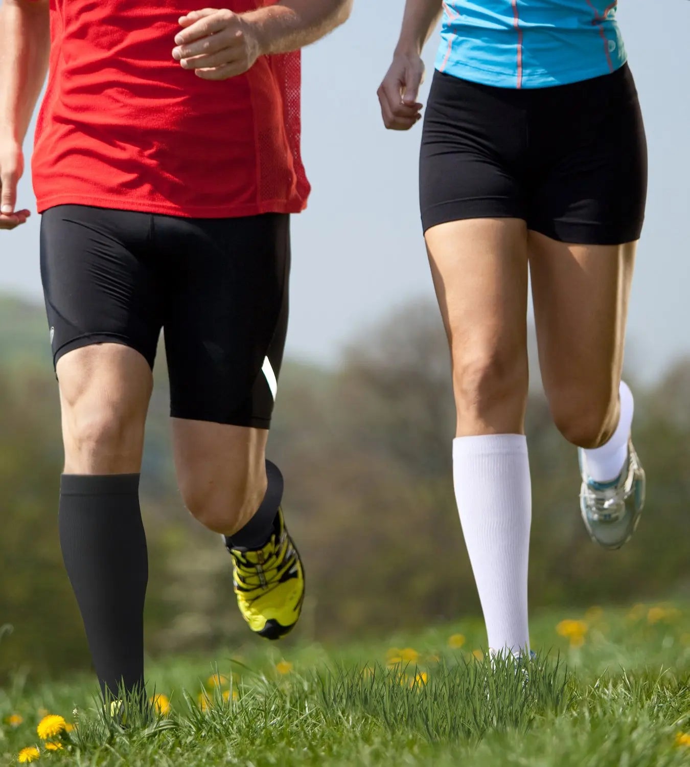 5 Pair/Pack Knee High Compression Socks