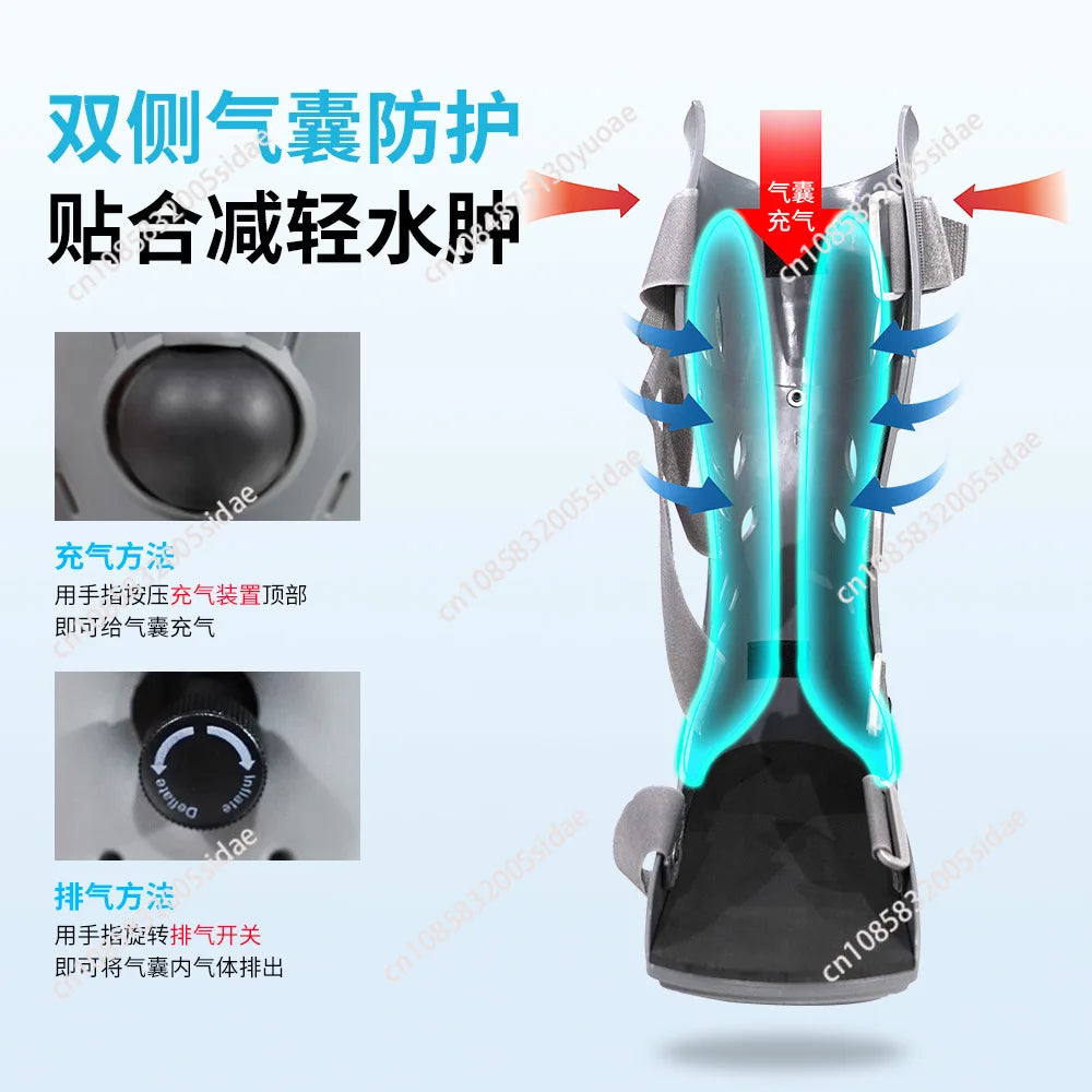 Adjustable Cam Walker ROM Walker Boot-Air Fracture Cast Walking Boots-For Foot Ankle Fibula Injury Foot Support