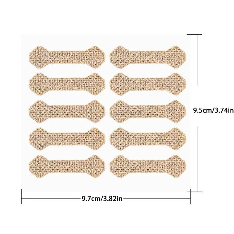 60pcs Ingrown Paronychia Toenail Corrector Strips Anti Nail Patch Feet Sleeping Nail Patch Nails Into The Flesh Long Toe Pad