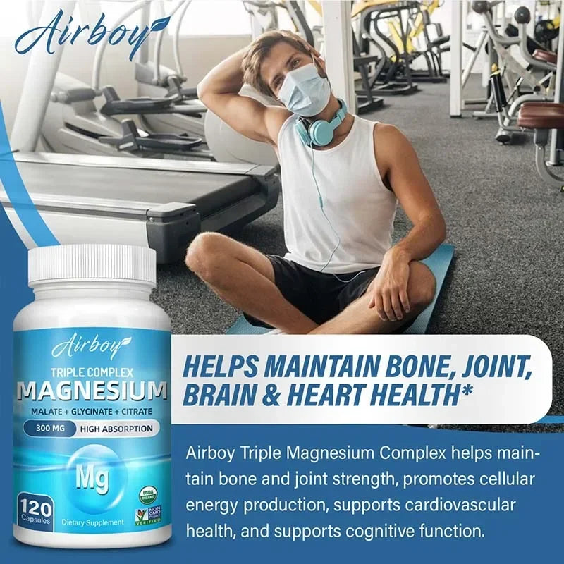 Triple Magnesium Complex - with Glycinate, Malate, and Citrate