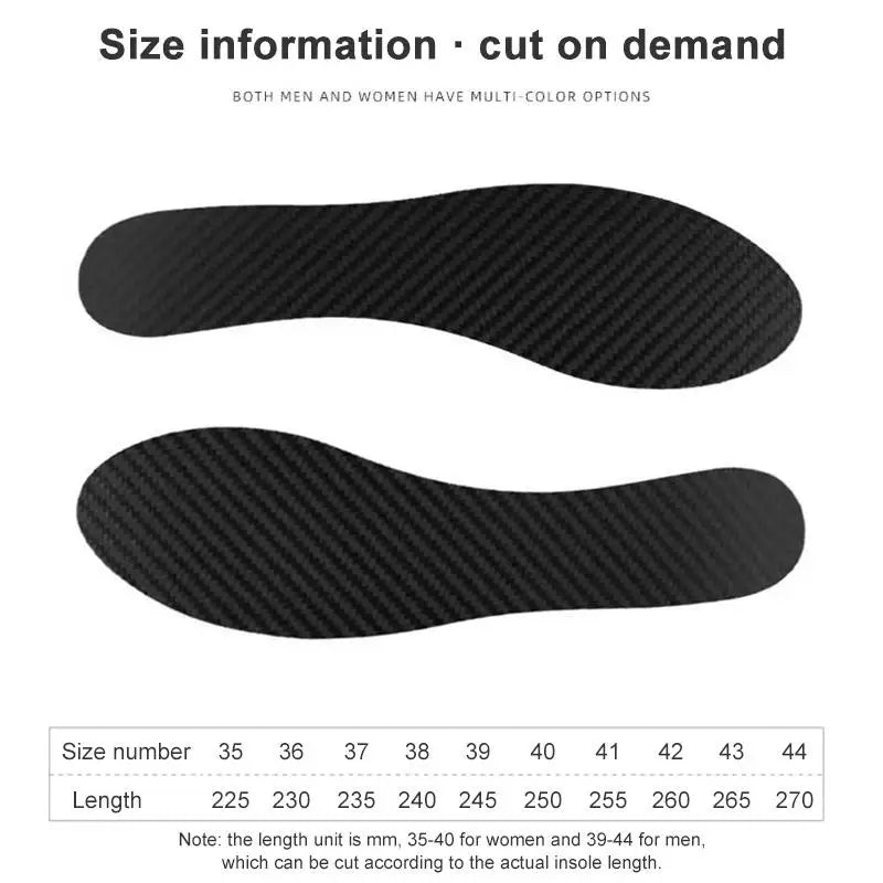 Carbon Fiber Insole For Running Sports