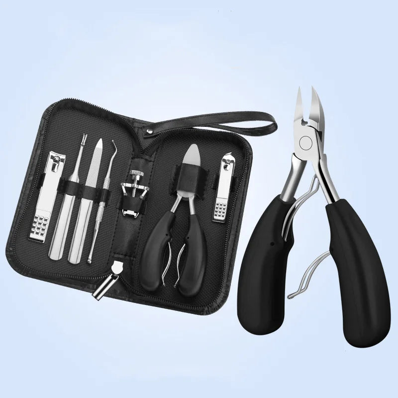 7-10pcs Complete Nail Kit Stainless Steel