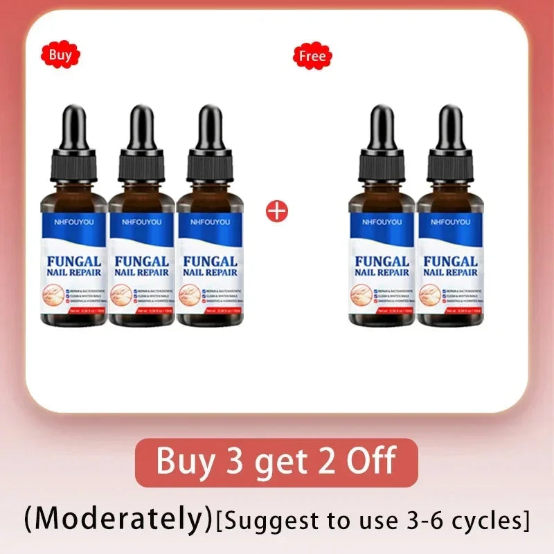 Fungal nail polish with Adhesive Wrap