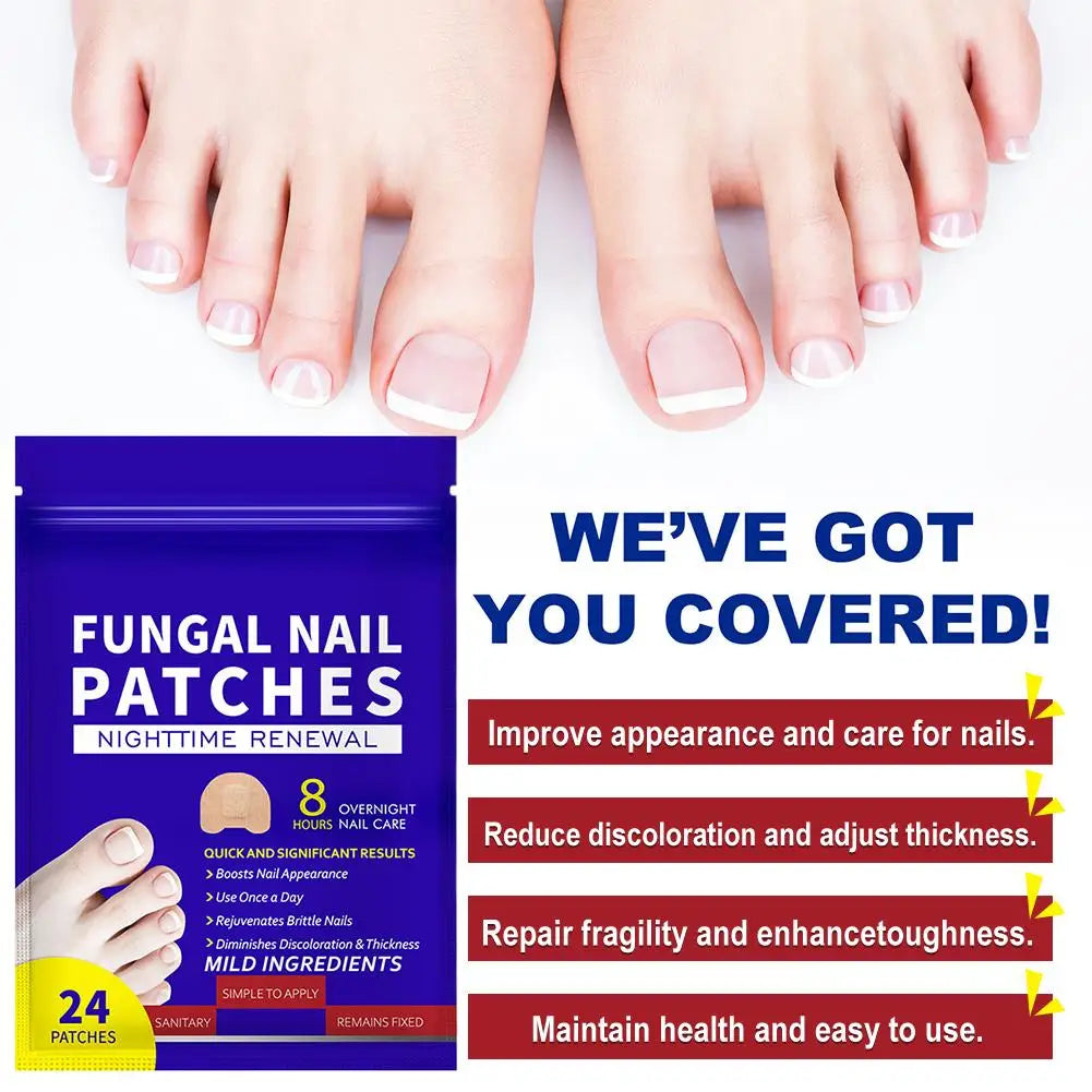 Nail Repair Patches Toenail Fungus- 24PCS/Box